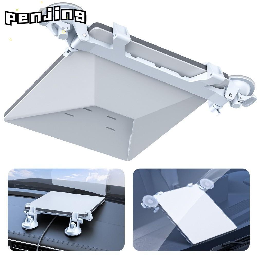 PENJING ขายึดแบบดูด, หลังคากระจก รถ ซันรูฟ Starlink Mini Mount, Universal 4 ถ้วยดูด Mini Car Internation Kickstand เครื่องบิน