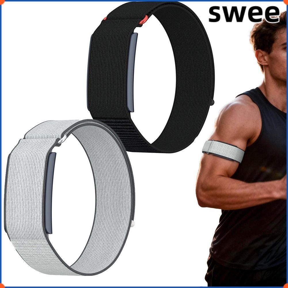 SWEE สายรัดฟิตเนส Tracker, ไนลอนปรับ Sport Band Bicep Band, Loop Design Breathable Arm/Ankle Band สํ