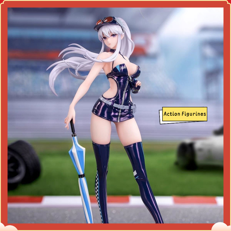 Racing Suit-Enterprise [รุ่น Overseas] นําเข้าคุณภาพ Azur Lane รูปปั้นอินเทรนด์เล่นตกแต่ง GK รุ่นอะน