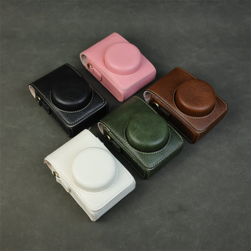 [การป้องกันกล้องขายร้อน] เหมาะสําหรับ Rico gr3 4 กระเป๋ากล้อง Canon sx740 g7x2 3 เคสหนังป้องกัน Sony