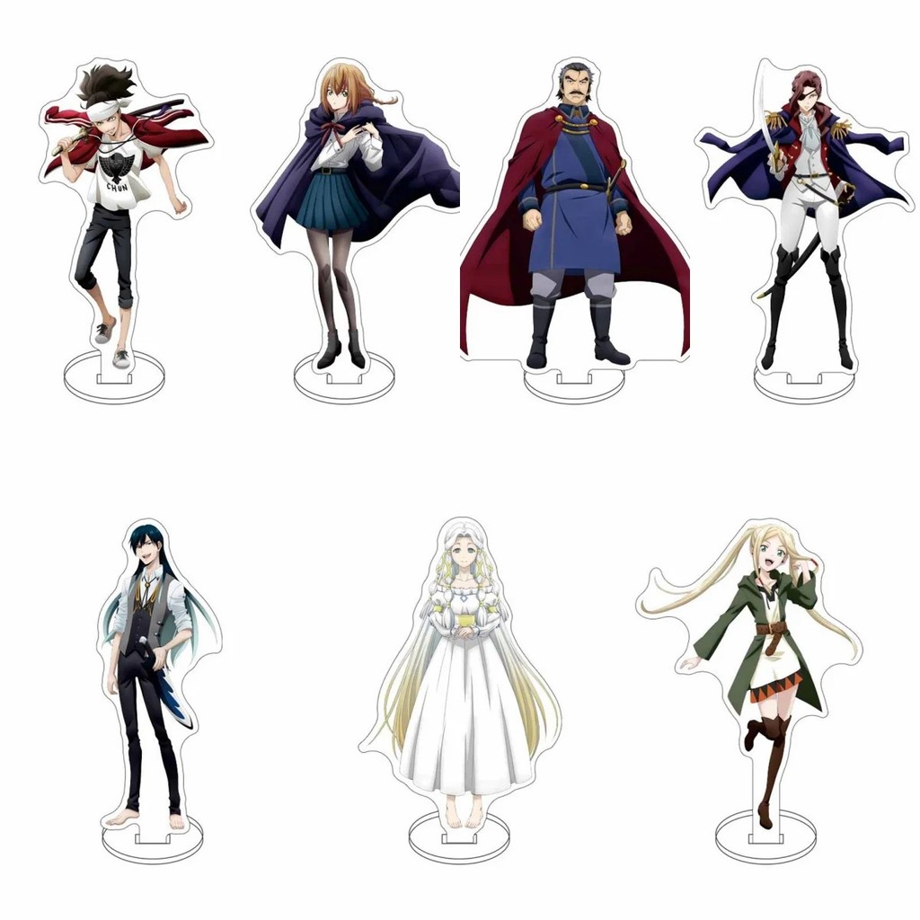 อะนิเมะ Standee รุ่น Ishura Another World Hero ไมค์ใส สูง 15 ซม. ตกแต่งโต๊ะเรียนเพื่อรวบรวมเป็นของขว