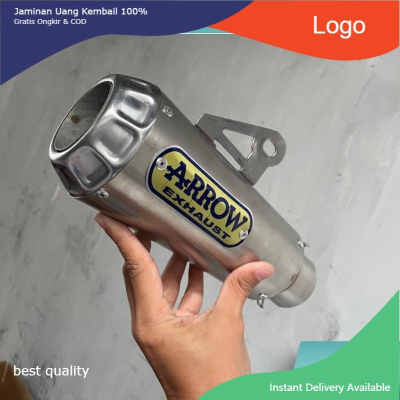 Arrow Canister ท่อสแตนเลส 51mm - Arrow Exhaust Type Short Only