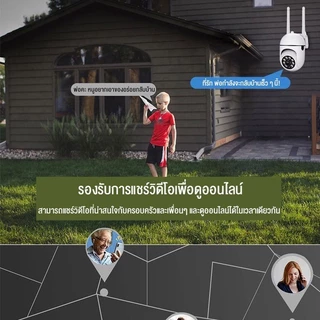 🔥COD🔥V380 Pro กล้องวงจรปิด PTZ ไร้สาย กันน้ำ 360 องศา HD ไนท์วิชั่น เสียงสองทาง ตรวจจับมนุษย์ ดูผ่านมือถือ CCTV IP Camer