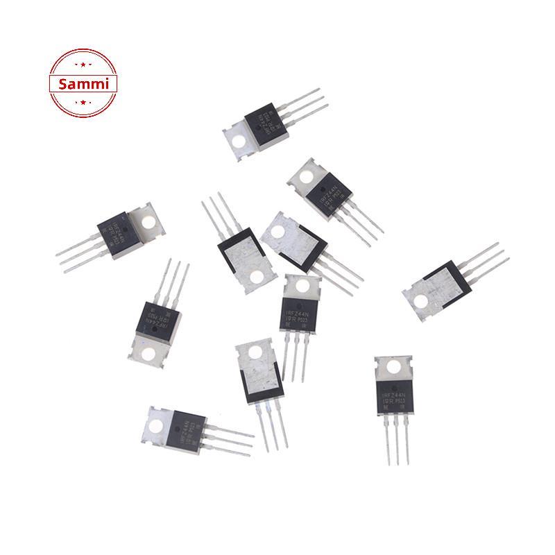 Sammi 10 ชิ้น 55V 49A IRFZ44N IRFZ44 Power ทรานซิสเตอร์ MOSFET N-Channel TH