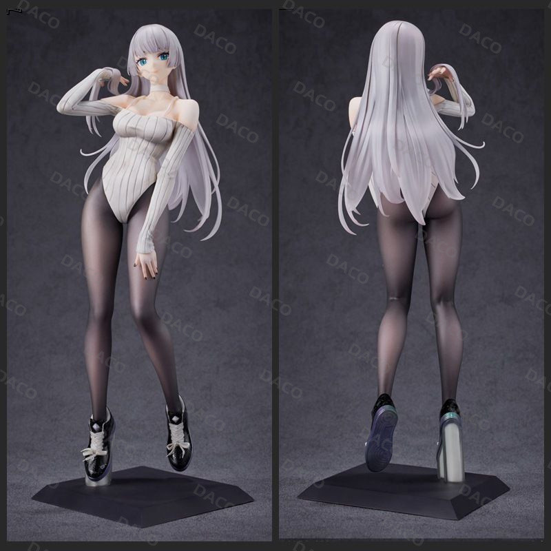 YD ภาพวาดต้นฉบับ IVY IVY รองเท้าผ้าใบ High Slit หน้ากากสองมิติสาวสวยรุ่น Boxed Figure