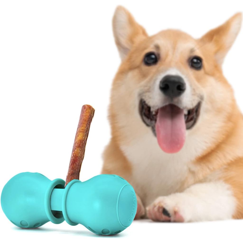 Bully Stick Holder for Dogs, Chew Holder, Anti Choking Safety Supplies (สีเขียว, ใหญ่)