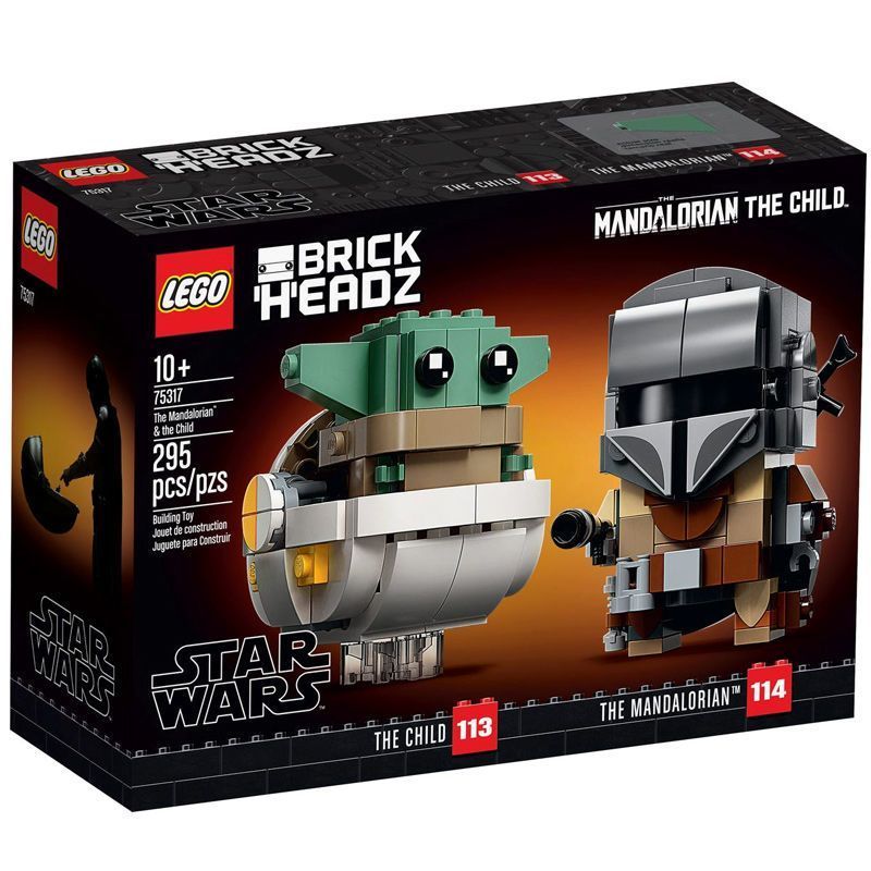 รับประกันของแท้ LEGO LEGO Building Blocks Square Head Series Toys 75317 Mandalorian และ Yodabao ybl2