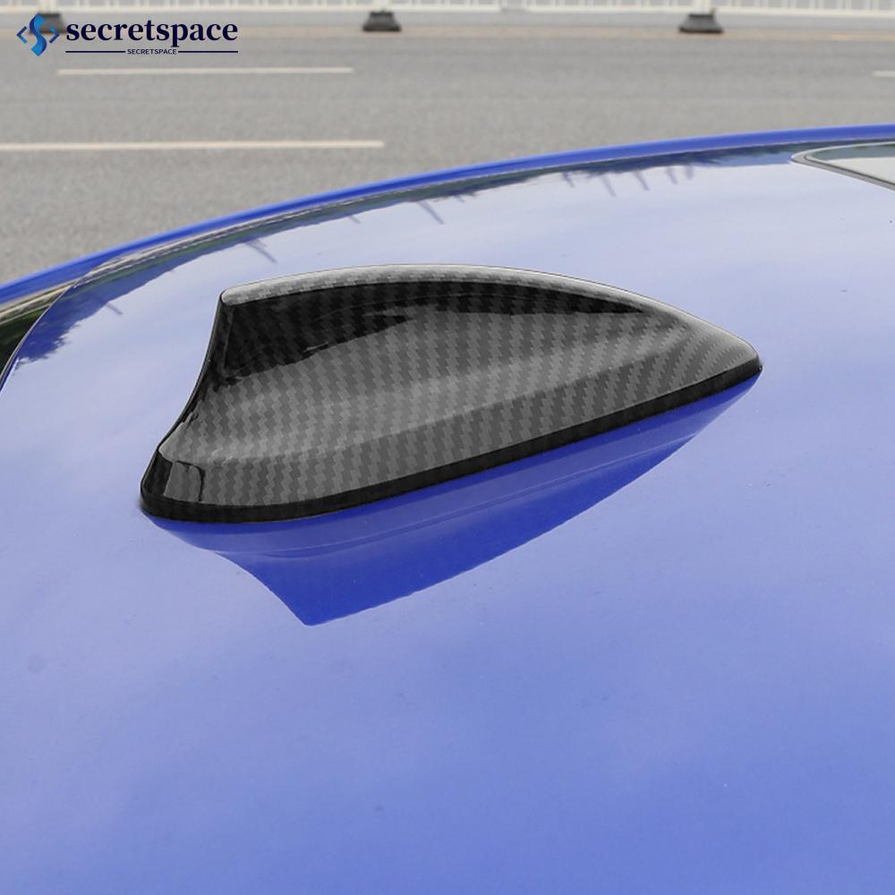SECRETSPACE คาร์บอนไฟเบอร์เสาอากาศหูฉลามจริงสําหรับ BMW 1 2 3 4 5 Series GT7 Series X1 X3 X5 X6 X4 M