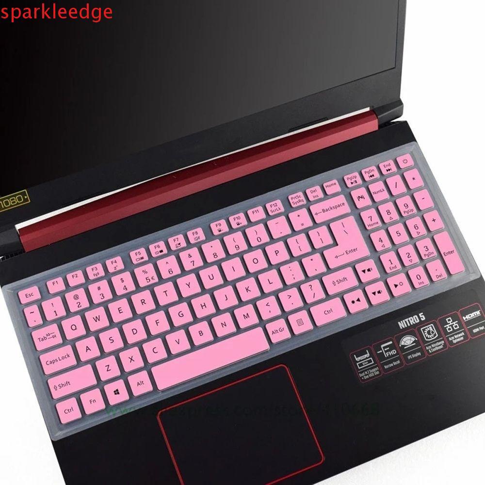 SPARKLEEDGE คีย์บอร์ดป้องกันซิลิโคนกันน้ําคีย์บอร์ดฟิล์มสําหรับ AN515-54-54W2 สําหรับ AN515-54-51M5 