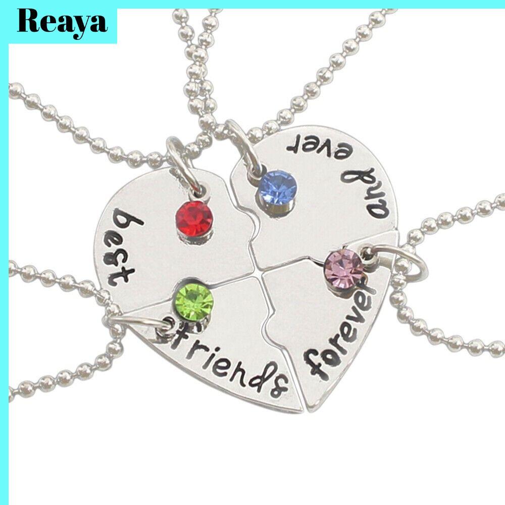 REAYA 4 Bff Creative Best Friend Froever Nice Gift Necklace
