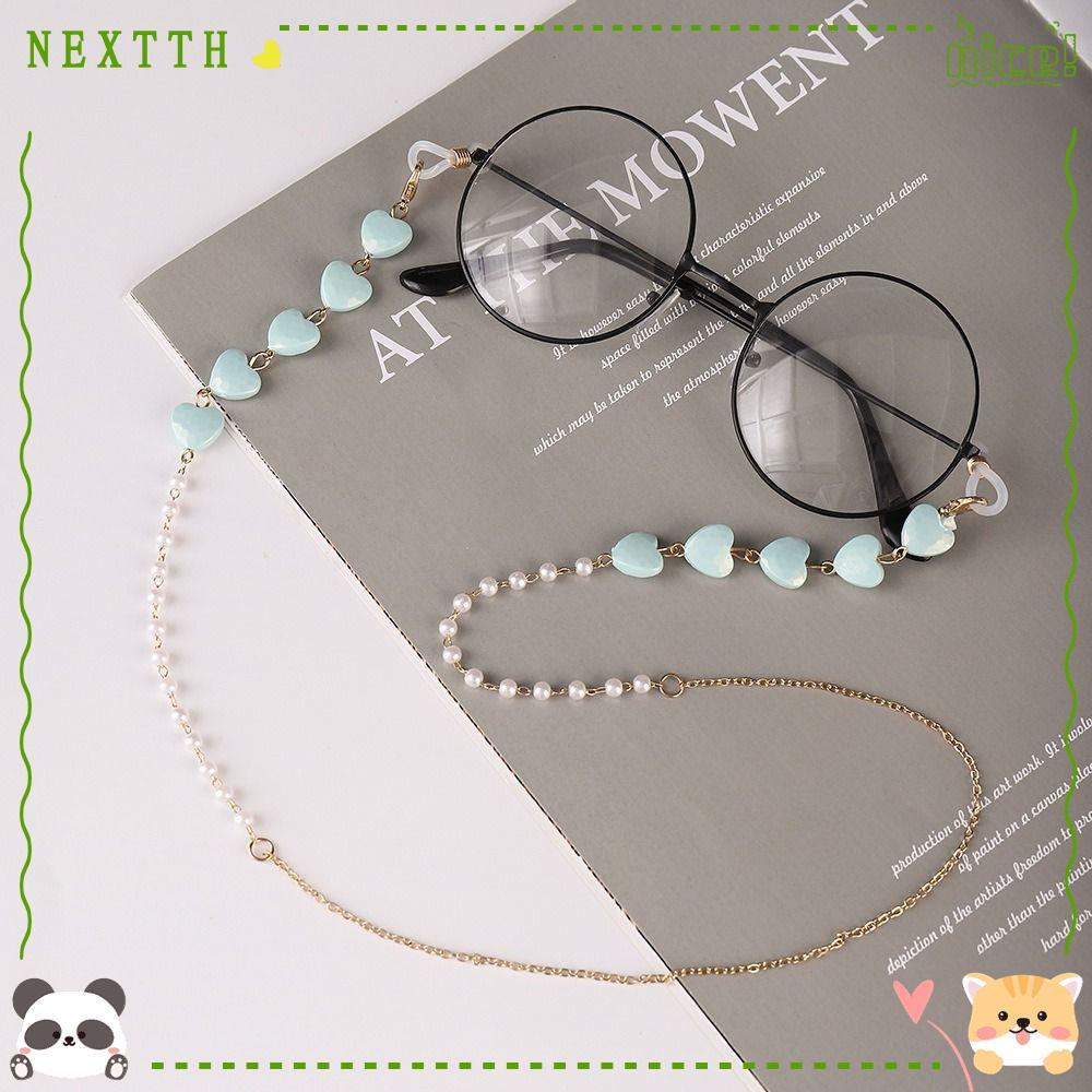 NEXTTH สายคล้องแว่นตา แบบโซ่ สำหรับแว่นกันแดดและอ่านหนังสือ