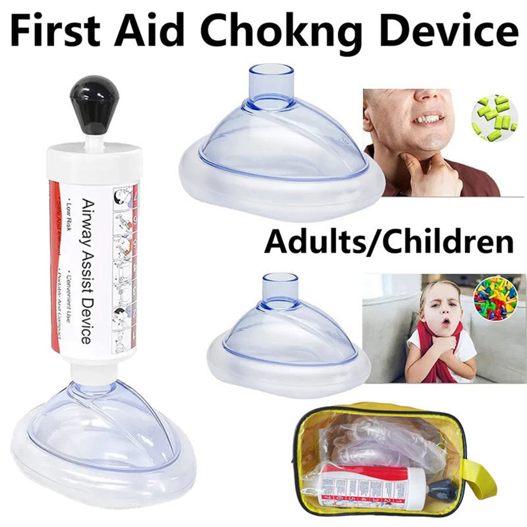 จัดส่งในพื้นที่+CODEmergency Life Saving Vacuum Vac Anti Choke Device First Aid Kit for Kids AdultsU