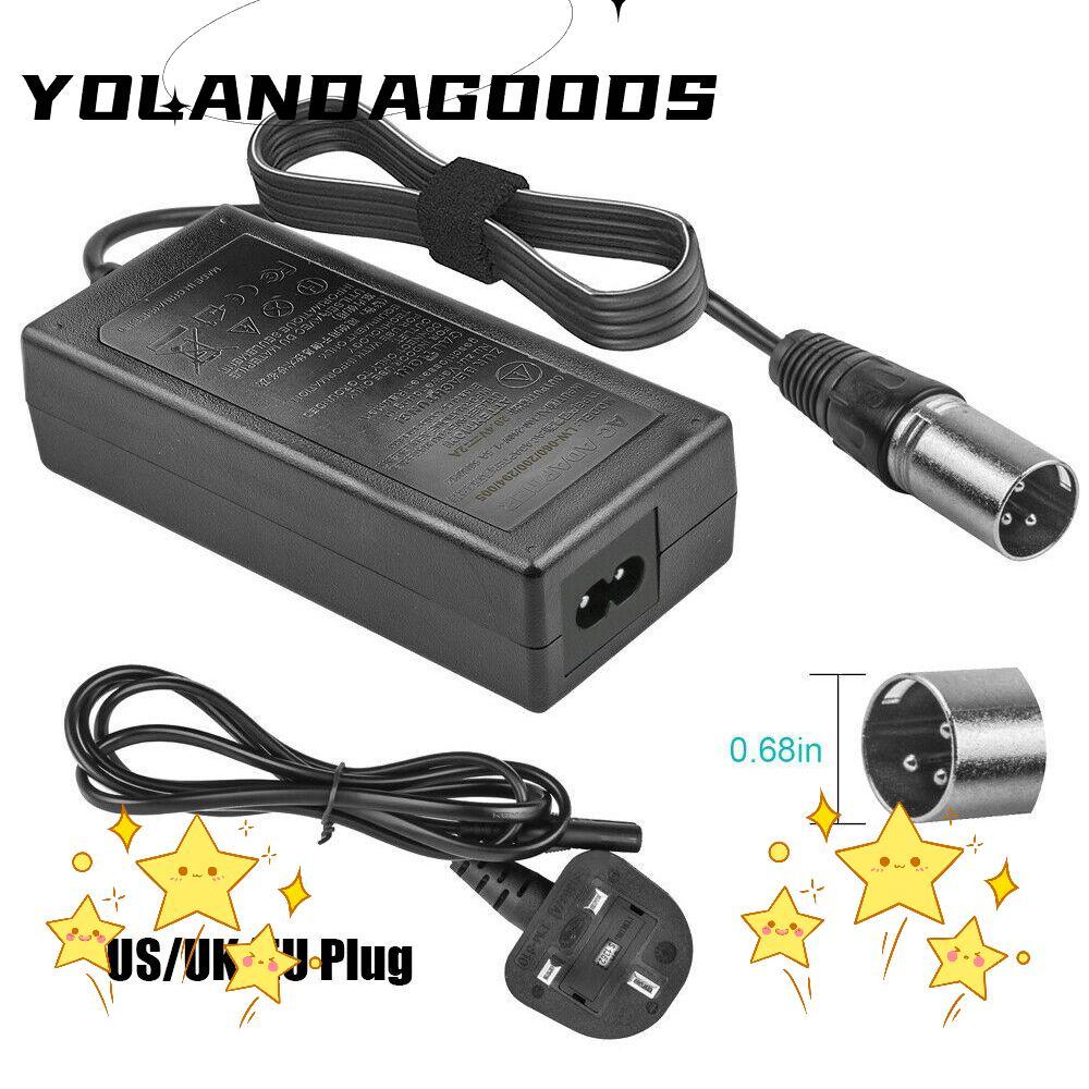 YOLA Power Adapter ทนทาน Mobility สกู๊ตเตอร์รถเข็น Ebike Charger