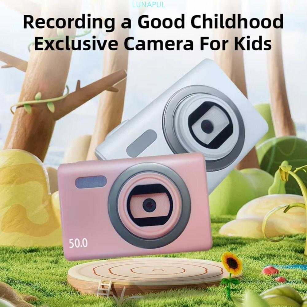 LUNAPUL Mini Children Camera, Slr Toys ถ่ายภาพเด็ก Mini Digital Camera, Portable HD Kids Camera Smal