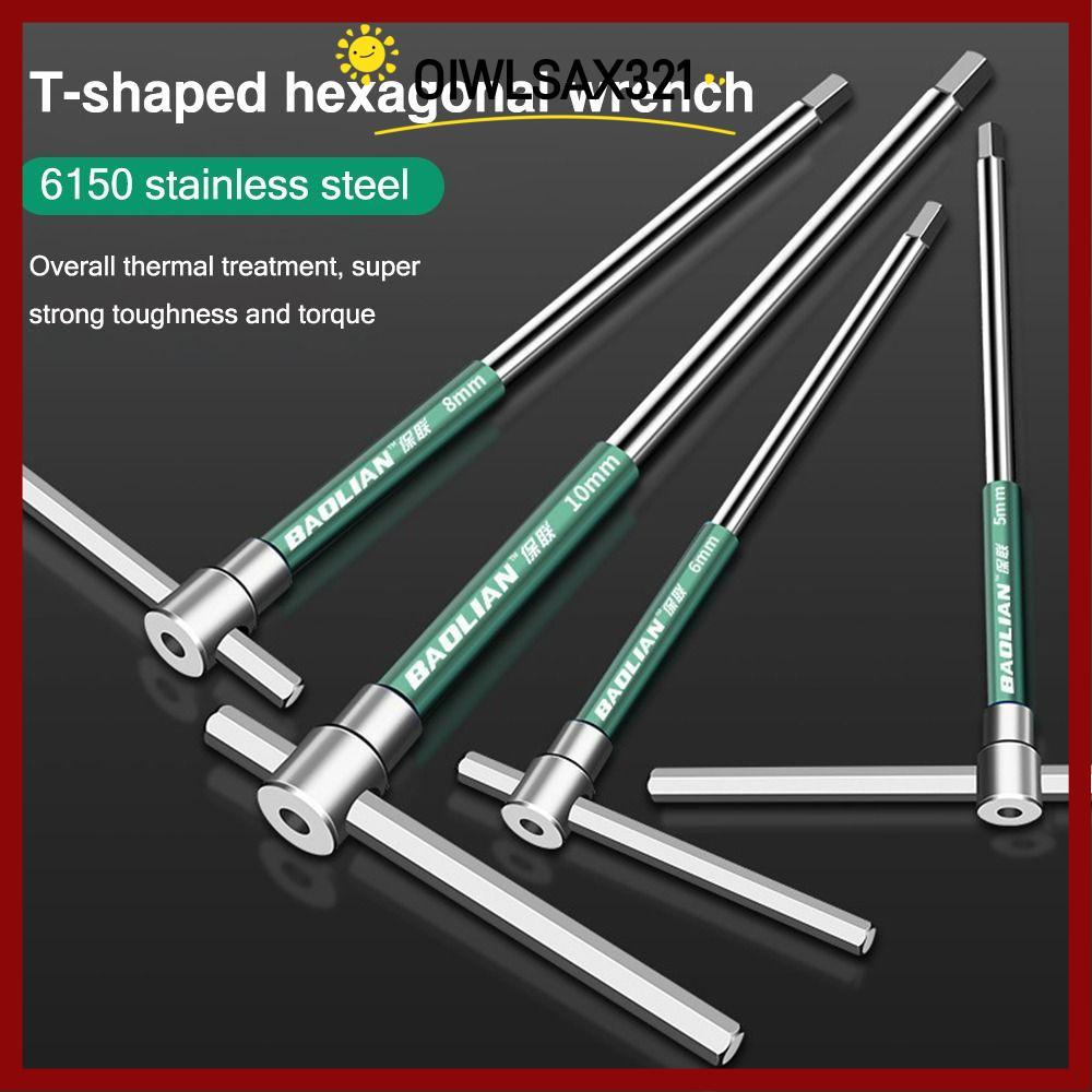 OIWLSAX321 Torx ไขควง, Chrome Extended Allen Hex ประแจ, Professional Hand Repair เครื่องมือ 2.5/3/4/