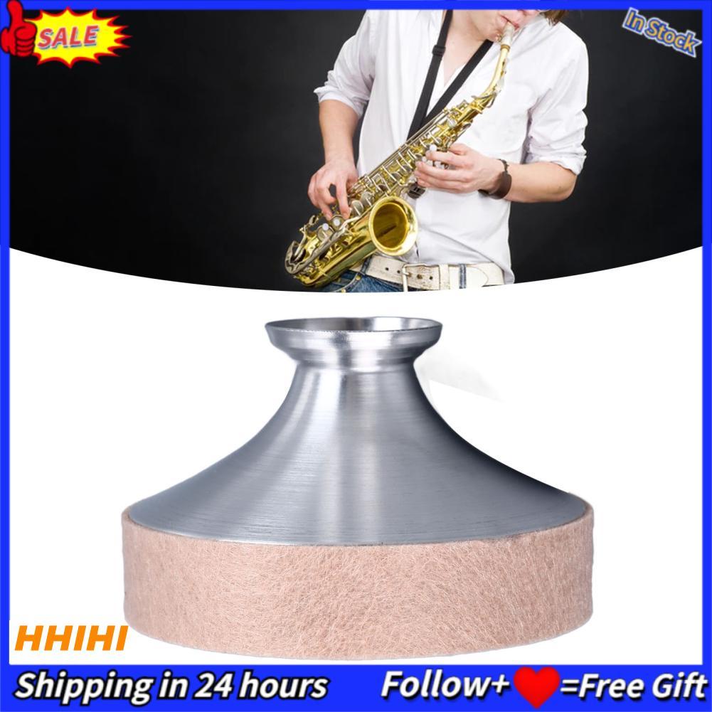 Hhihi Hhihi Soprano Saxophone Mute Dampener Filter เพื่อการเล่นที่ง่ายยิ่งขึ้นด้วยการออกแบบที่สวยงาม