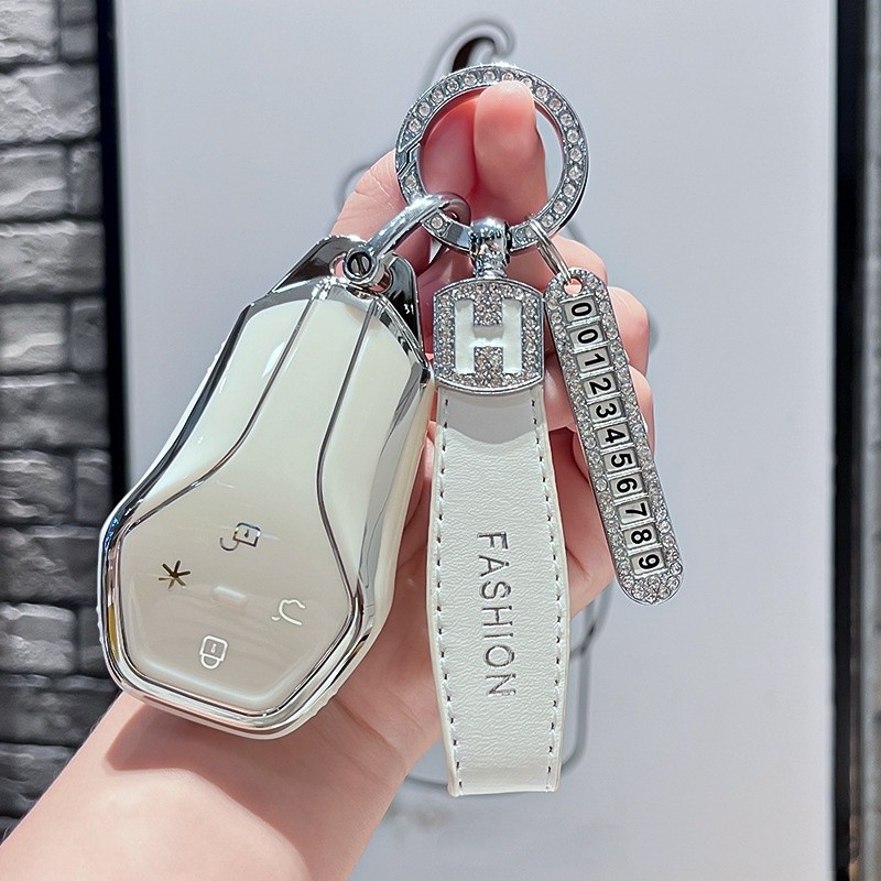 TPU รถ Remote Key กรณีปกป้อง Shell Fob สําหรับ Hyper GT Hyper HT Aion 2023 หรูหรา Full-Coverage 2024 อุปกรณ์เสริม