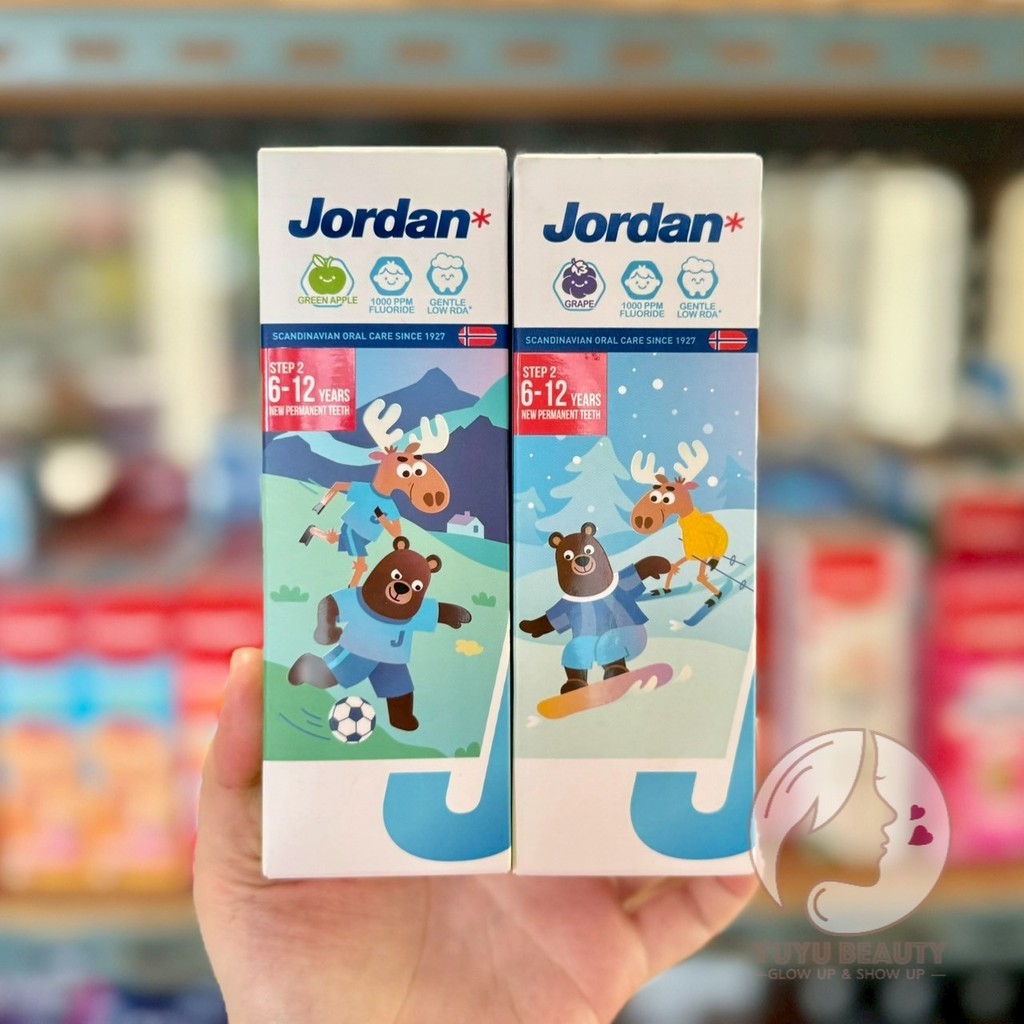 Jordan Toothpaste for Kids 6-12 years 75g. ยาสีฟันเด็ก 6-12 ปี