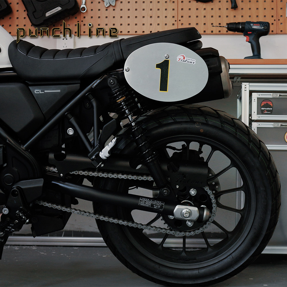เหมาะสําหรับ HONDA HONDA CL250 CL300 CL500 จํานวนแผ่นตกแต่งแผ่นป้ายทะเบียน DIY จํานวน
