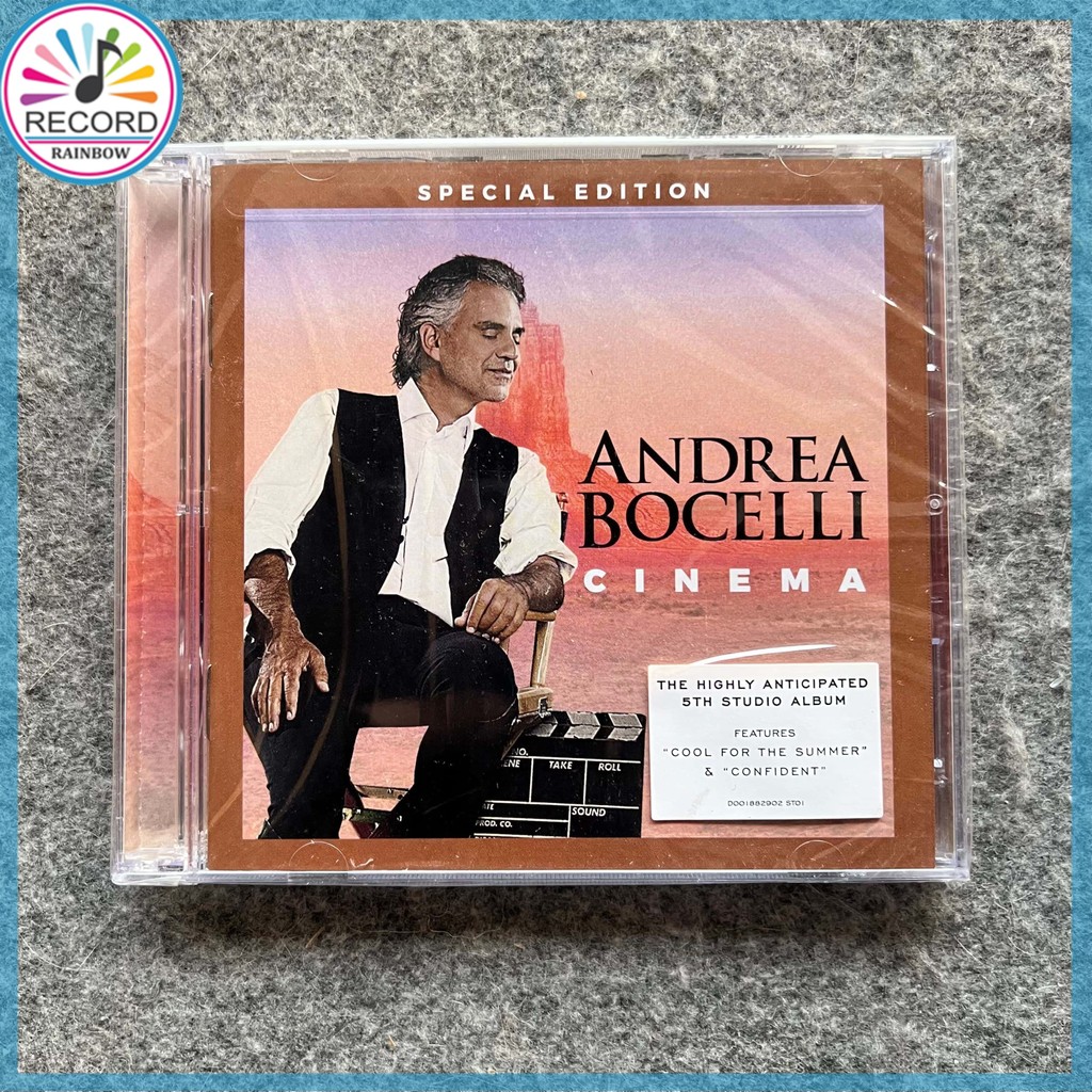 Andrea Bocelli Cinema Original CD+DVD Album [Sealed] Brand New 1Z04987 -TH2