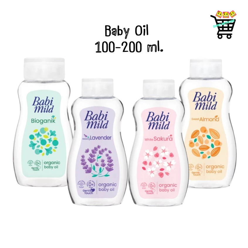 1 ขวด Babi Mild Baby Oil เบบี้มายด์ เบบี้ออยล์ 100-200 ml.