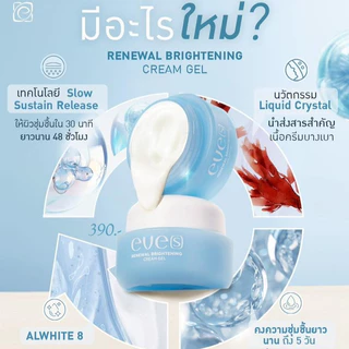 EVE'S ครีมเจลฟ้าแพ็คเก็จใหม่ + ไฮยารูรอนแพ็คเก็จใหม่ ลดรอยสิว ผิวกระจ่างใส อ่อนโยน ผิวแพ้ง่าย คนท้องใช้ได้