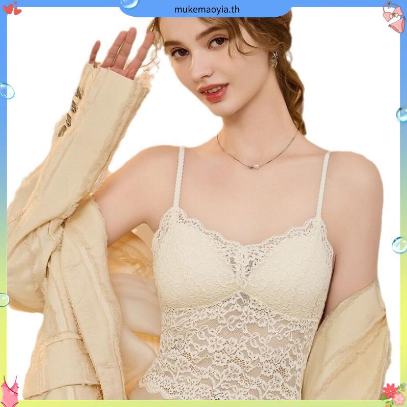 [Rimuru Secret]  Amelie (อาเมลี่) บราสายเดี่ยวลูกไม้ ดีไซน์หรู บราใส่สบาย บราท็อป Bra Top SET-x1สีดำ