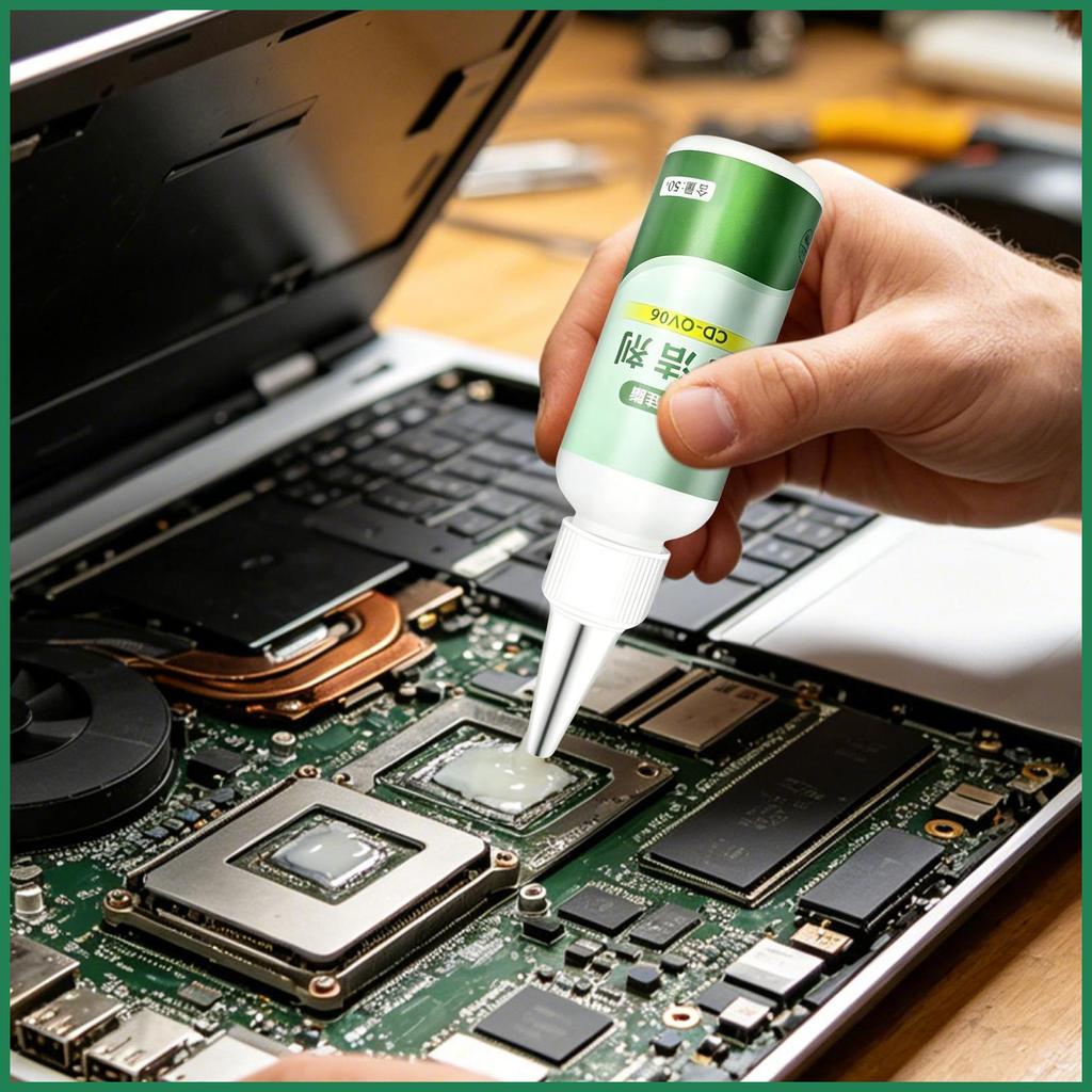 ซิลิโคนจาระบี Remover 50ml ซิลิโคนจาระบีตัวแทนสําหรับการบํารุงรักษา CPU Thermal Paste Remover สําหรั