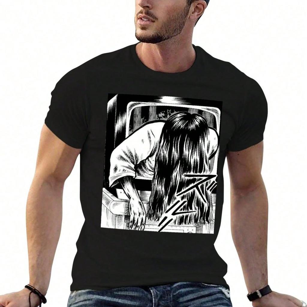 SADAKO Classic T-Shirt men t shirt cotton 100% t shirts for man graphic tees T-Shirt