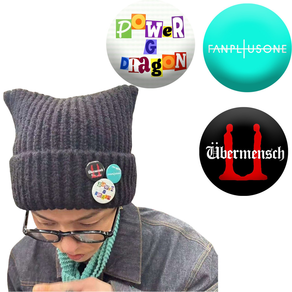 G G-DRAGON Ubermensch Merchanded Badge เข็มกลัด Badge GD Valley Bar TooBad2025.12.7