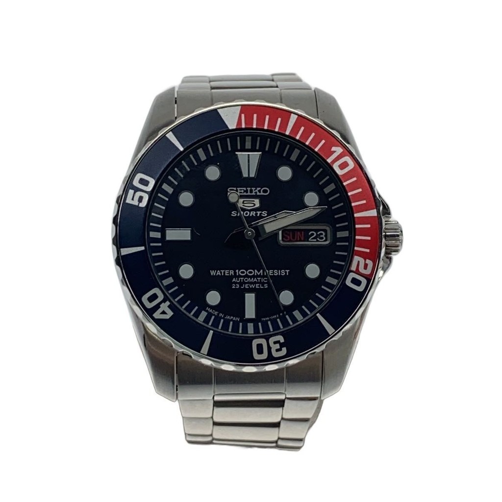 นาฬิกา SEIKO 5 ระบบอัตโนมัติ แบบอนาล็อก ตัวเรือนสแตนเลส สีเงิน รุ่น 7S36-03C0