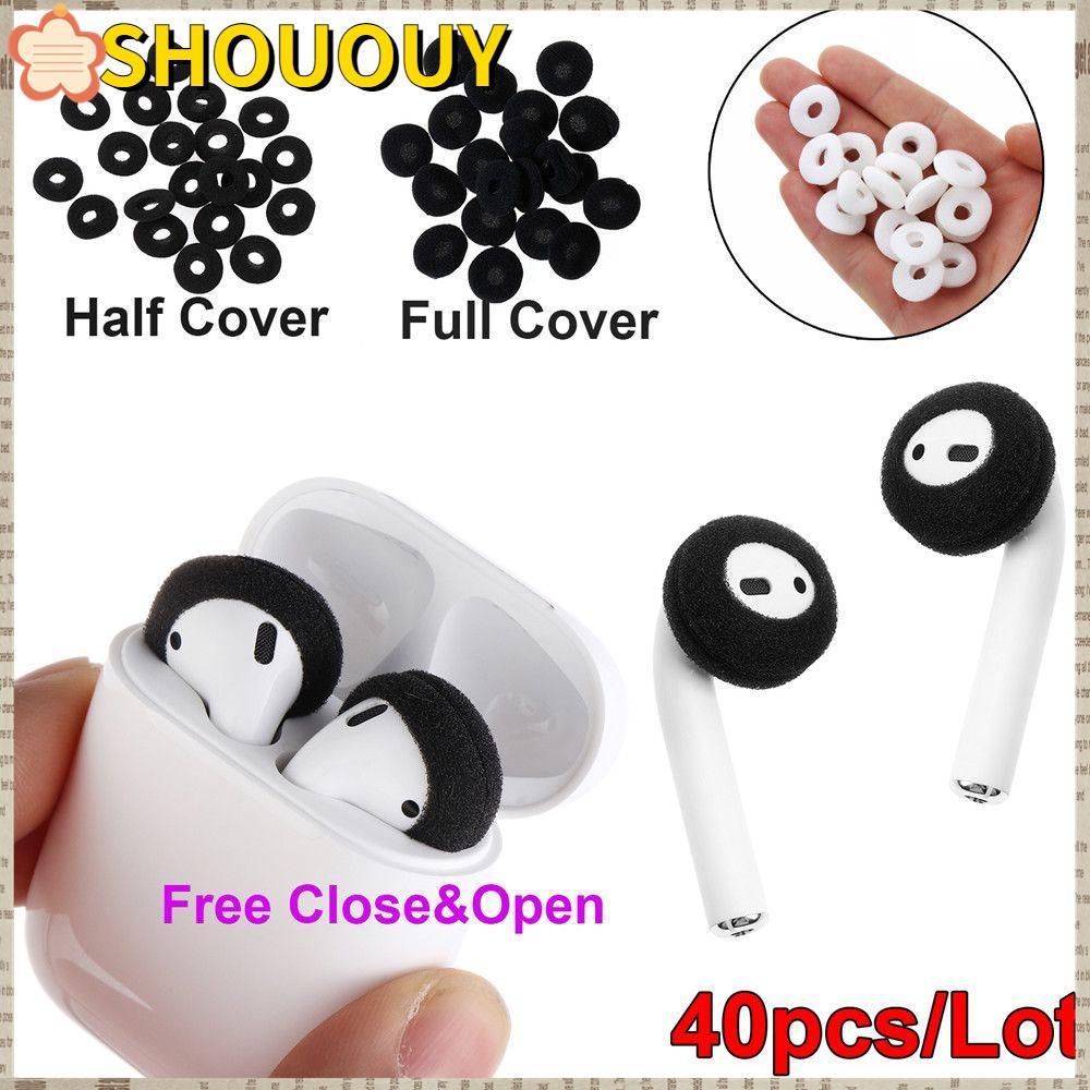 SHOUHY ฟองน้ํา Earpad หูฟังสบายป้องกันโฟมนุ่มสําหรับ Airpods Earpods
