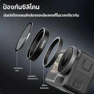 COD ชุดฟิลเตอร์เลนส์ DJI Osmo Action 5/4/3 ประกอบด้วยฟิลเตอร์ CPL, ND8/16/32 เข้ากันได้กับอุปกรณ์เสริม
