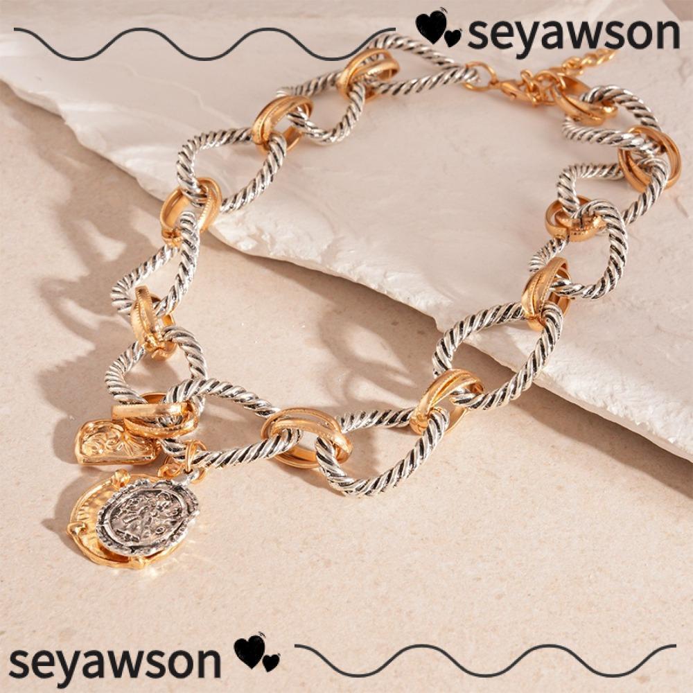 สร้อยคอนามธรรมสไตล์ Bohemian สีมุก ออกแบบมาให้สวมใส่ได้ทั้งผู้ชายและผู้หญิง