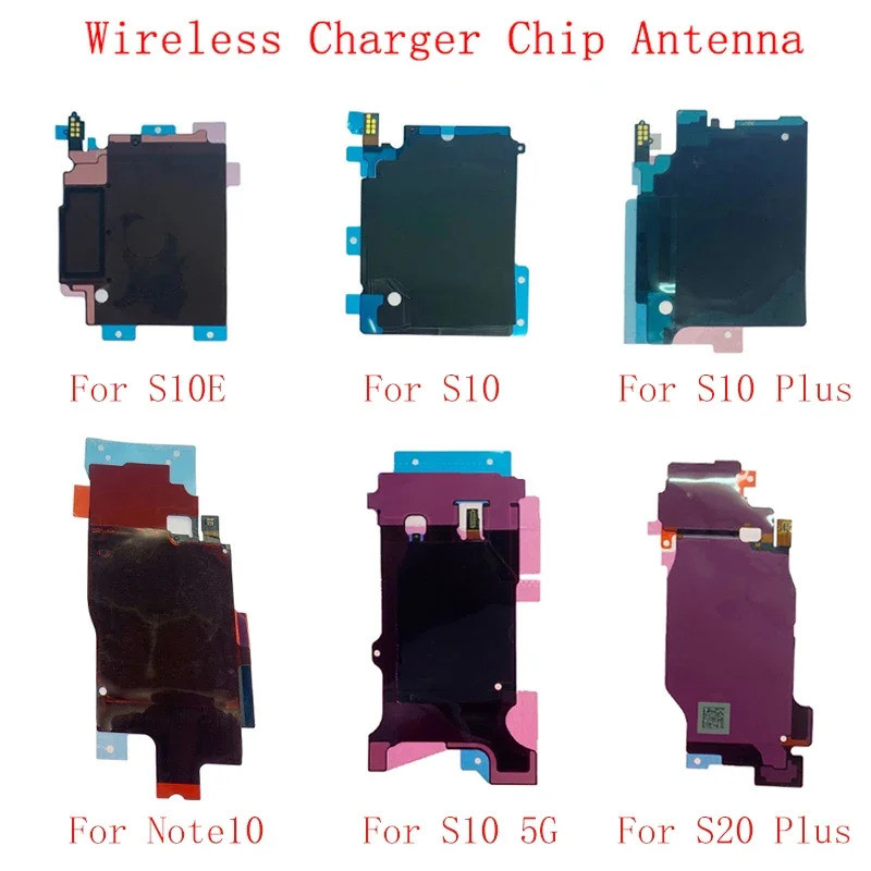 ไร้สายชาร์จชิป NFC โมดูลเสาอากาศ Flex สําหรับ Samsung S8 S9 Plus S10 S10E S10 Plus S20 + หมายเหตุ 8 9 10 อะไหล่