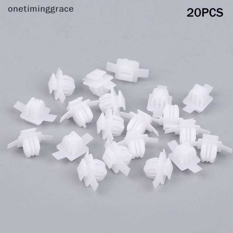 Onetiminggrace 20PCS ด้านข้างกระโปรง Sill Moulding ฝาครอบล้อ Arch Flare Trim Moulding คลิปสําหรับ CR