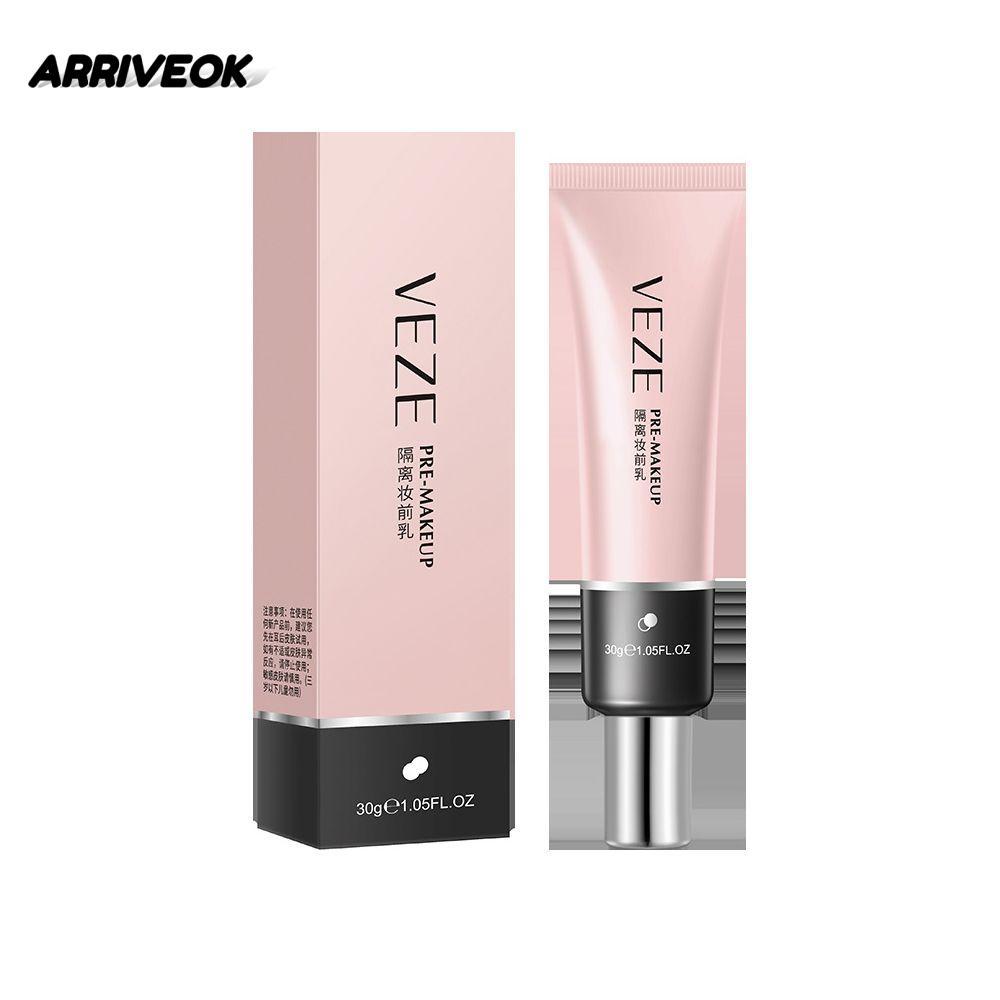 ARRIVEOK Pre-Makeup Primer VEZE Natural Foundation ยางลบรูขุมขนระบายอากาศ