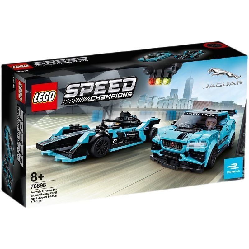 LEGO LEGO 76898 SPEED Super Racing Series Jaguar E-Class Formula Boys Girls Building Block Toys