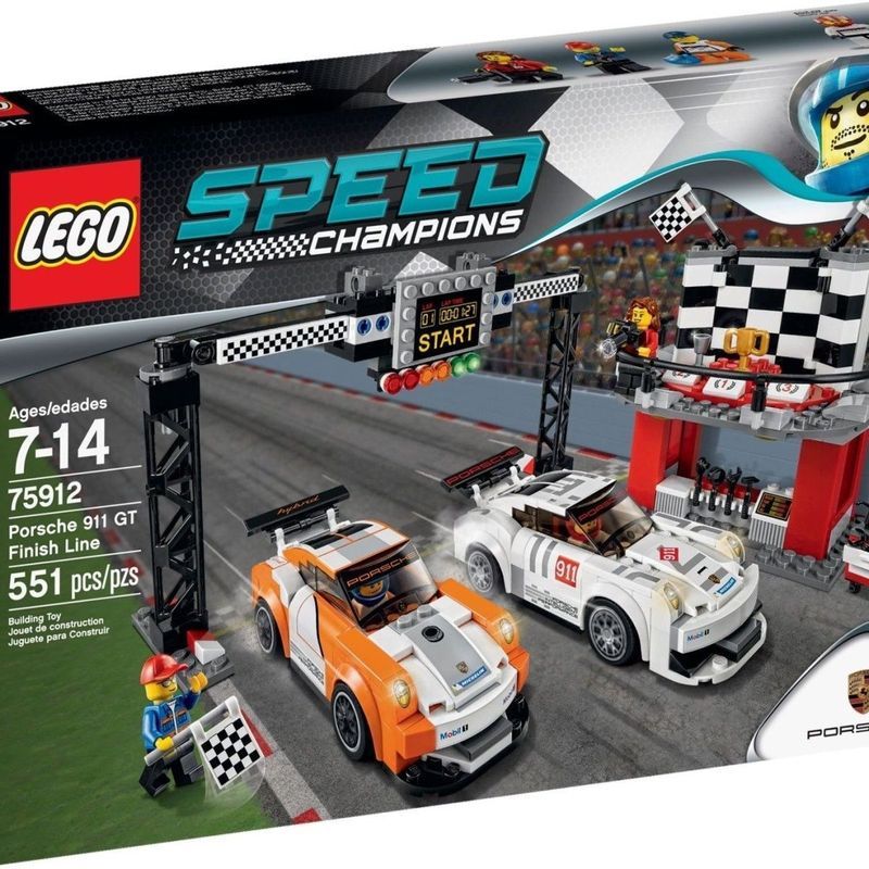 LEGO LEGO 75912 Porsche 911 Super Racing Series ของเล่นบล็อกตัวต่อ
