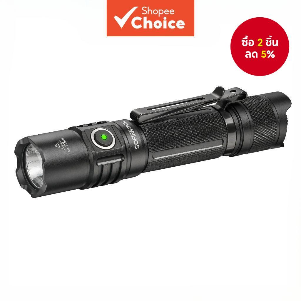 ไฟฉาย SP35T 3800 ลูเมนส์ LED พร้อมพอร์ตชาร์จ USB-C สําหรับเจาะผ้าอ้อม 21700 เคี้ยวได้