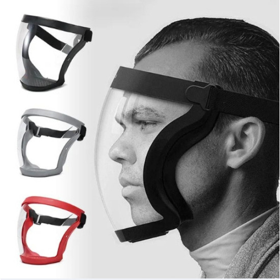 ID888 หน้ากากเซฟตี้ หน้ากากนิรภัย พลาสติก แบบสวม พร้อมส่ง