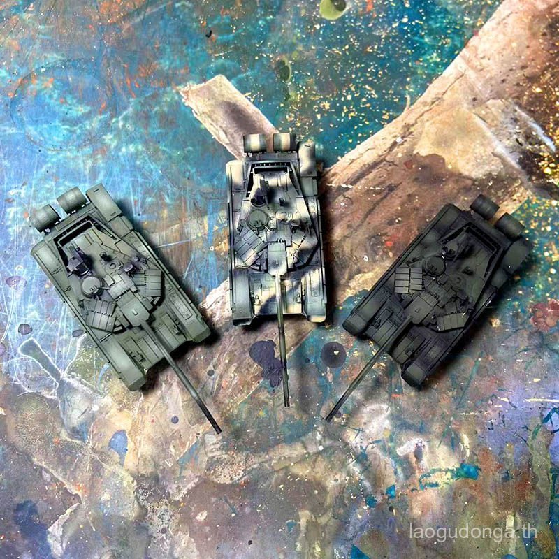 Tank World Handheld War 1/144 รัสเซีย T90M รถถังสงครามหลักสําเร็จรูปรุ่นกล่องไข่ตกแต่งพร้อมสต็อก