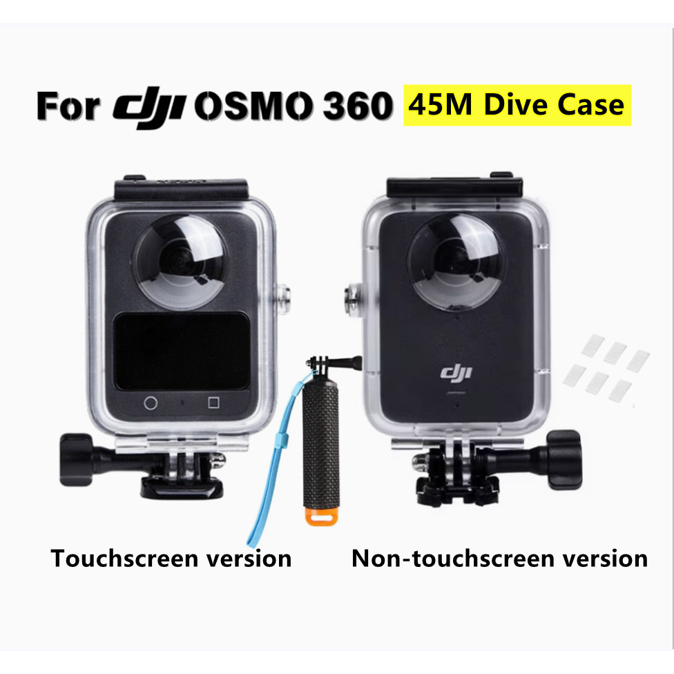 กรณีดําน้ําสําหรับ ดีเจ ออสโม 360 กันน้ําป้องกันกล้องพาโนรามาใต้น้ําดําน้ําที่อยู่อาศัยเชลล์ 45ม ลึกถ่ายภาพทะเล