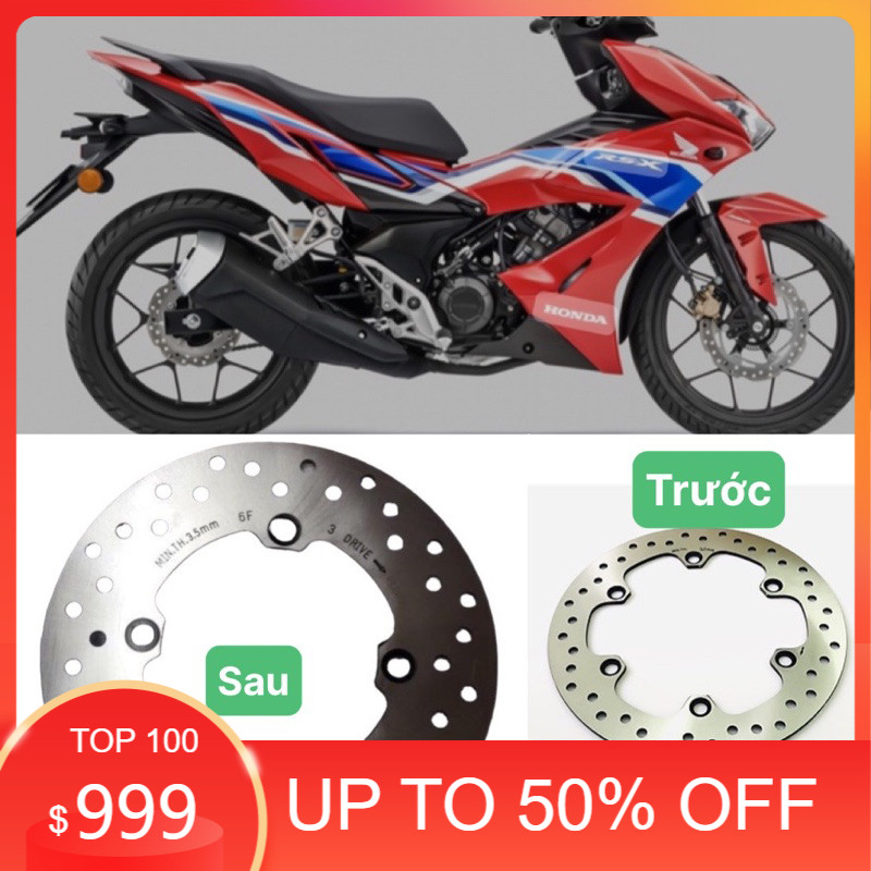 จานดิสเบรค Winner x,winner หน้า-หลัง