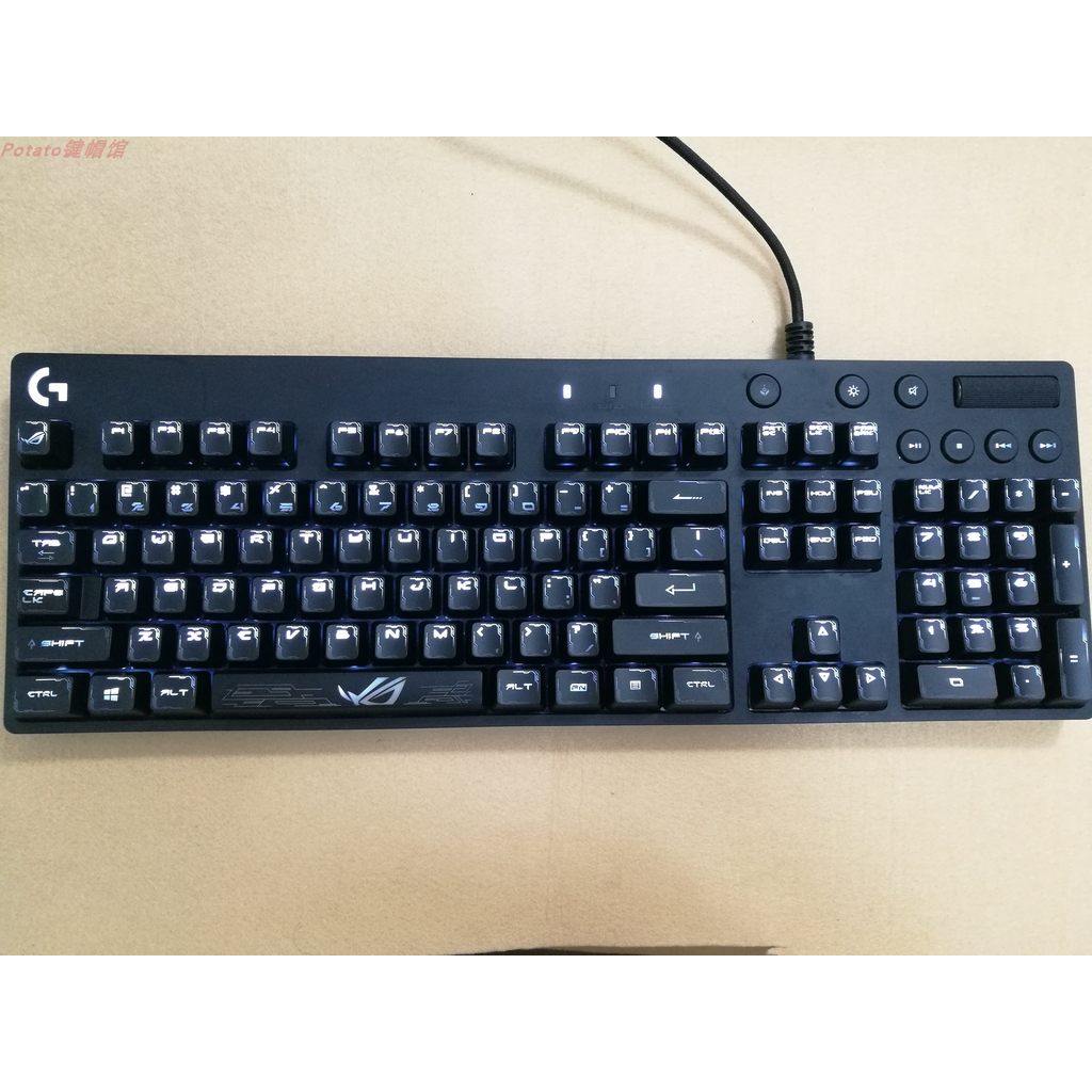 keycap sa keycap Logitech G610 Keycap GPROx G512C คีย์บอร์ดแบบกลไก Prodigal Eye 104 ปุ่มกดโปร่งแสง A