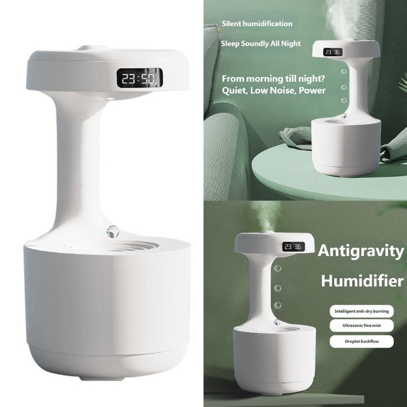 BTM Upward Sprayer Mist AntiGravity Humidifier พร้อมการทําให้เป็นละอองและประสิทธิภาพเสียงรบกวนต่ําสํ