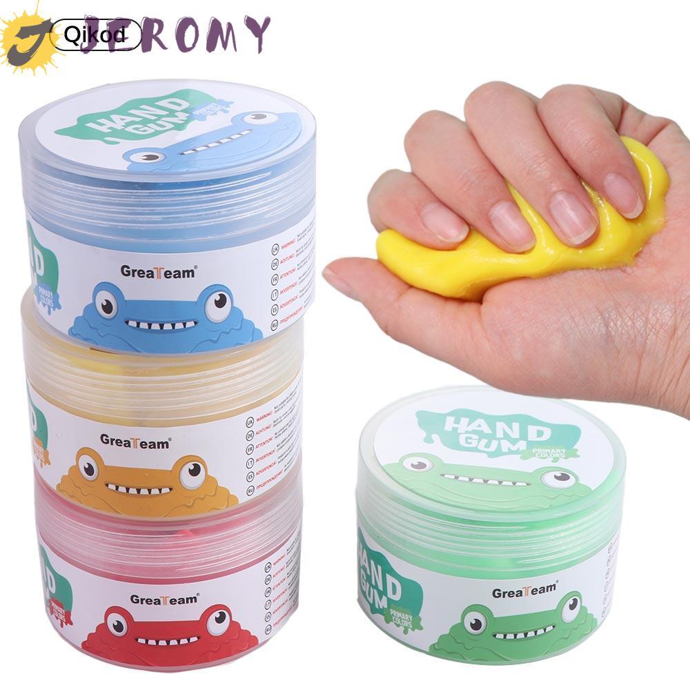 JEROMY Hand Putty Squiz ของเล่น, 4 ชิ้น/เซ็ต Non-Sticky Finger Training Putty, บีบของเล่น Soft Clay 