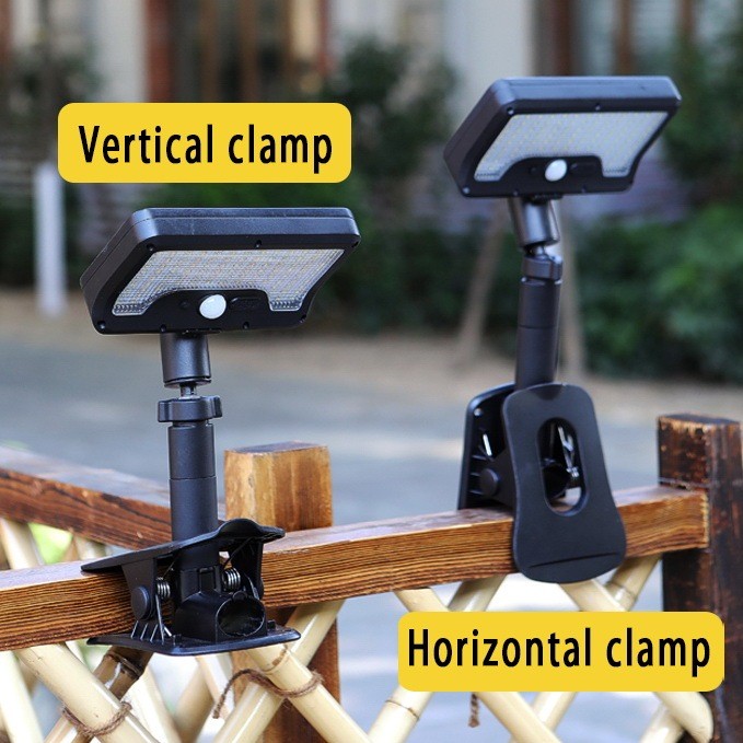 Solar light โคมไฟโซลาร์เซลล์แบบหนีบ LED มีแสงขาวและแสงเหลืองในตัว สามารถปรับได้ด้วยรีโมทคอนโทรล - รูปที่ 4