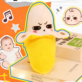 Berma Baby ของเล่นกล้วยสุดน่ารัก ดีไซน์น่ารัก มาพร้อมเซ็นเซอร์สามารถเล่นเพลงได้ ของเล่นเด็ก