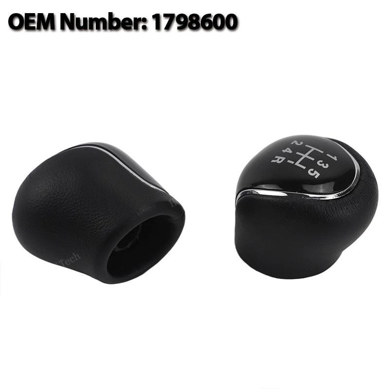 5/6 เกียร์ Shift Knob Plug and Play สําหรับ Ford S-Max C-Max Kuga Galaxy Mondeo 4 Mk4 Transit Tourne